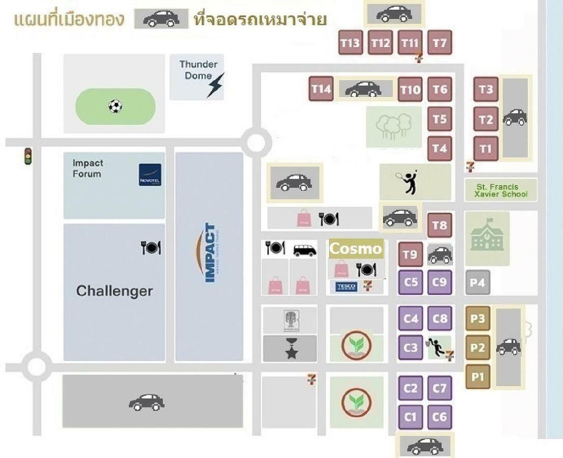 Condo C2 Impact Nonthaburi Luaran gambar